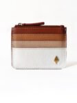 White & Gingerbread Iris Cardholder