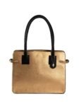 Gold & Black Aranyani Cactus Leather Tote Bag