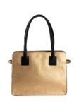 Gold & Black Aranyani Cactus Leather Tote Bag
