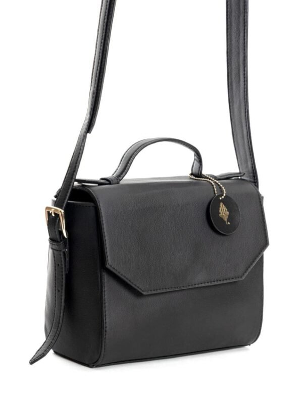 Black Asteria Apple Leather Bag