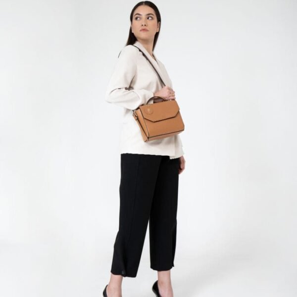 Caramel Asteria Apple Leather Bag
