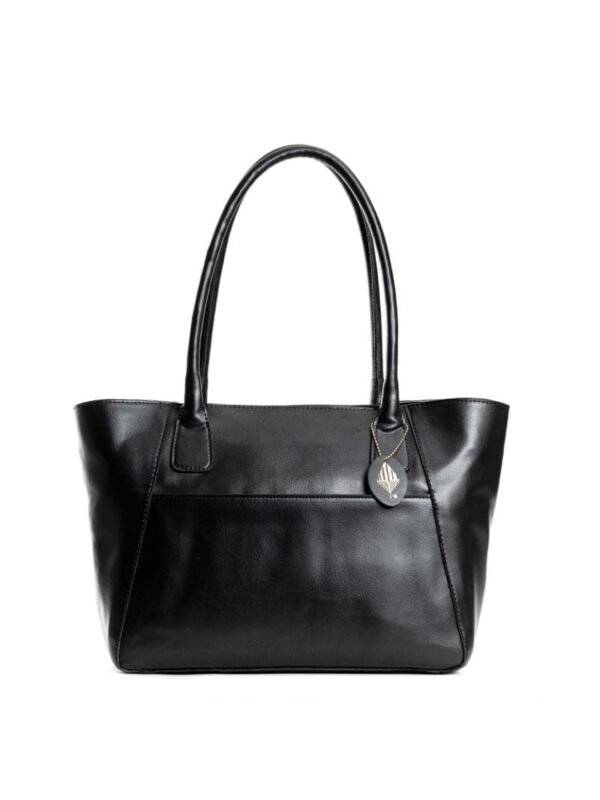 Black Athena Cactus Leather Tote Bag