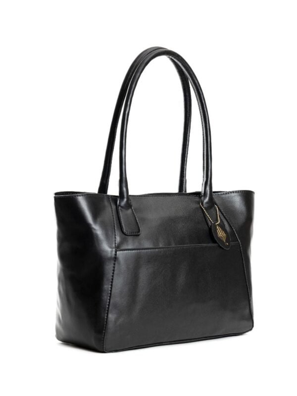 Black Athena Cactus Leather Tote Bag