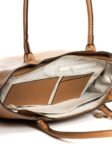 Caramel Athena Apple Leather Tote Bag