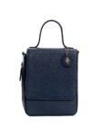 Navy Blue Ceres Cactus Leather Bag