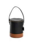 Black & Gingerbread Hemera Bucket Bag