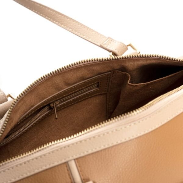 Caramel & Almond Salacia Apple Leather Duffel Bag