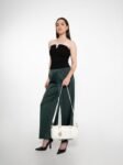 White Salacia Apple Leather Duffel Bag