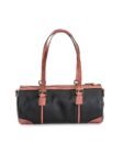 Black & Madder Red Salacia Duffel Bag