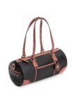Black & Madder Red Salacia Duffel Bag