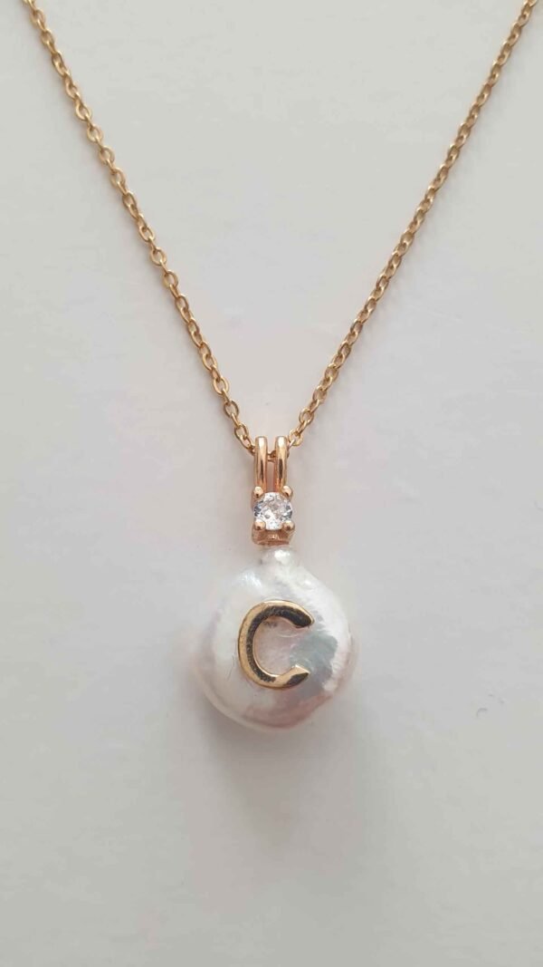 Freshwater Pearl Letter Necklace