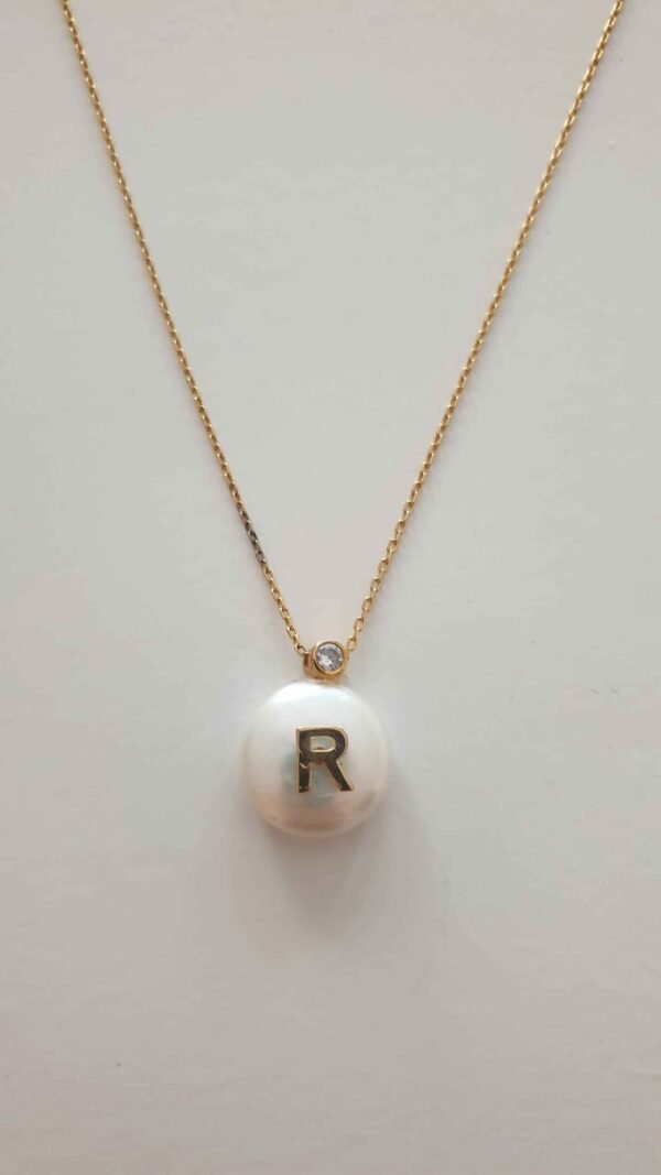Freshwater Pearl Letter Necklace