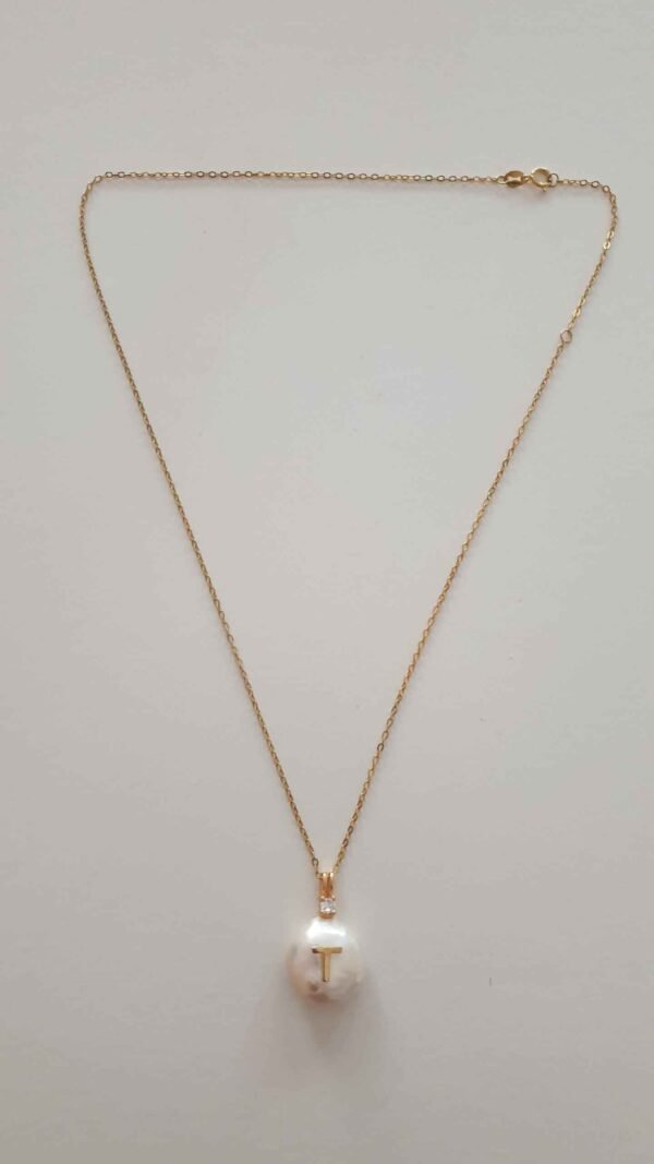 Freshwater Pearl Letter Necklace