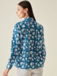 Blue Floral Shirt