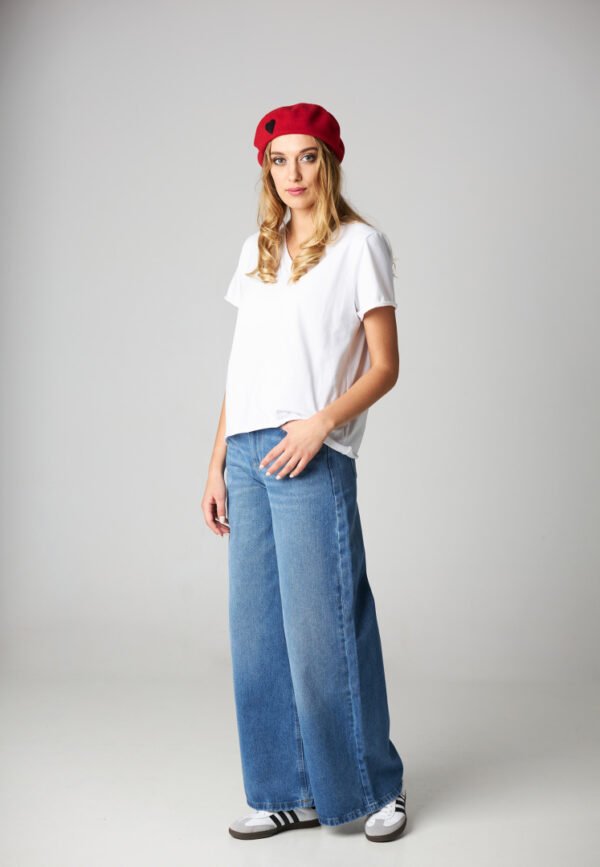 Heart Beret in Red