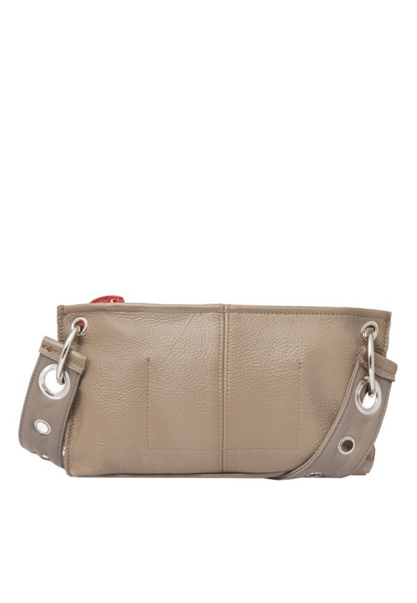 Sierra Leone Leather Bag in Beige