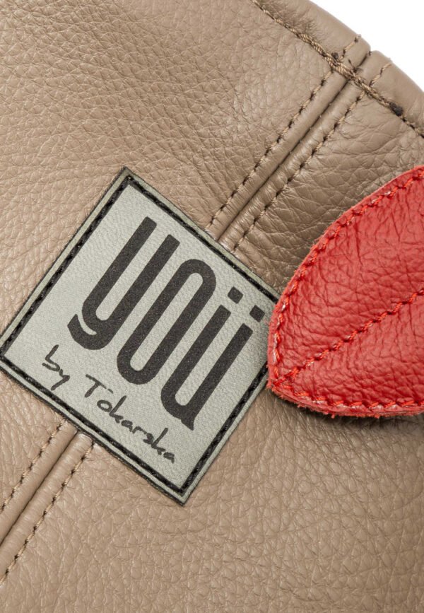 Sierra Leone Leather Bag in Beige