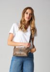 Sierra Leone Leather Bag in Beige
