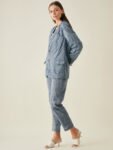 Oversized Blue Indigo Blazer