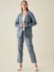 Oversized Blue Indigo Blazer