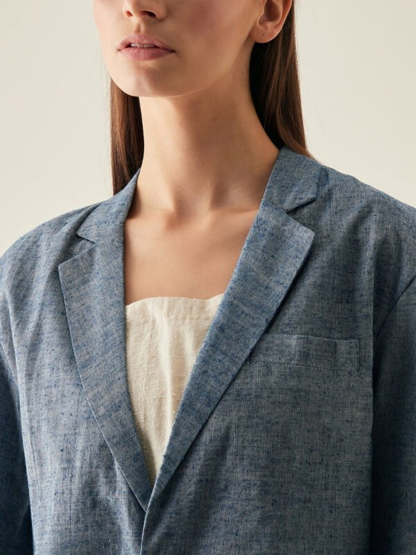 Oversized Blue Indigo Blazer