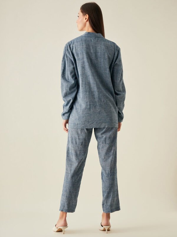 Oversized Blue Indigo Blazer