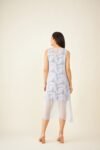 Multicolored Floral Sheer Dress