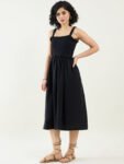 Smocked Midi Dress