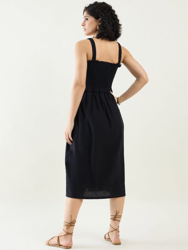 Smocked Midi Dress