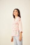 Pink Floral Long Top