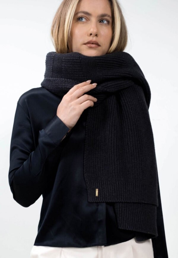Black Ola Blanket Scarf & Throw