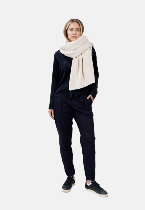 Off White Ola Blanket Scarf & Throw