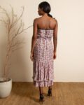 Printed Strapless Dress