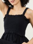 Smocked Midi Dress