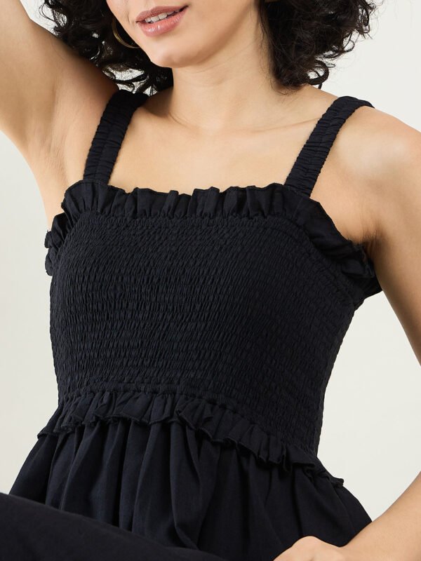 Smocked Midi Dress