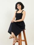 Smocked Midi Dress