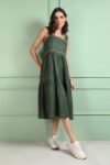 Iris Green Hemp Dress