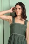 Iris Green Hemp Dress