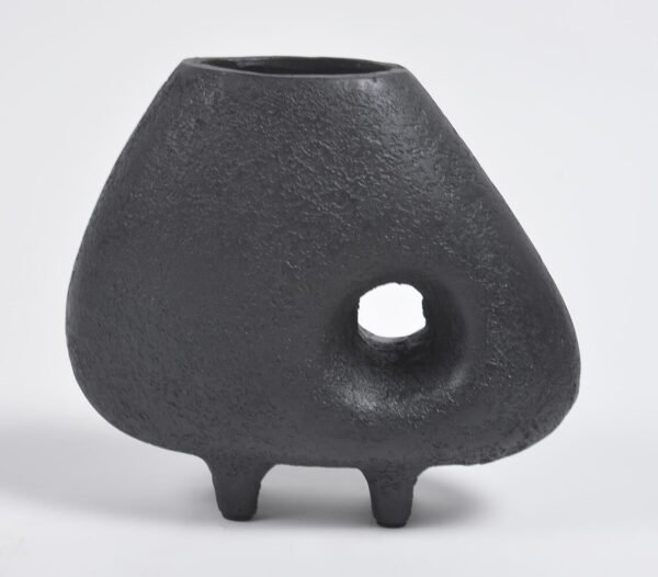 Stout Midnight Terracotta Clay Vase