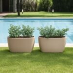 Tina Planter 45cm Creame