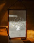Aamr Suvarn Hand-Woven Fabric Wall Art in Wood Frame