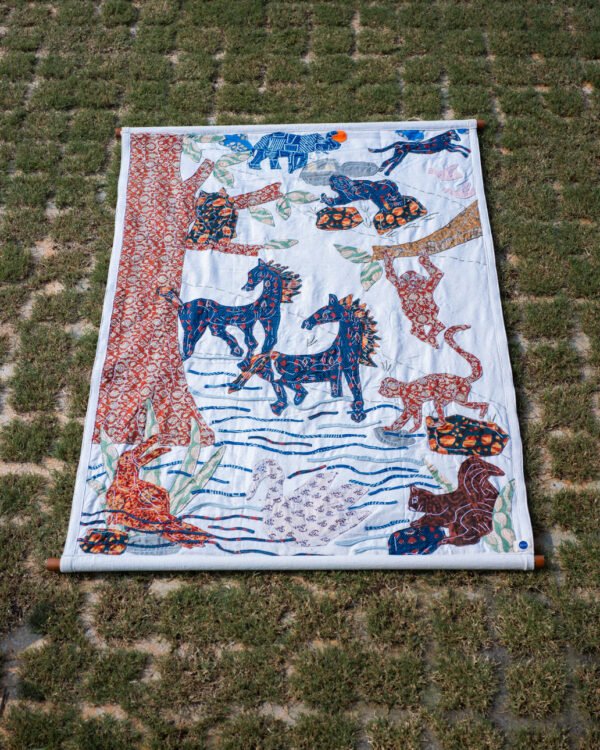 Adavi Handmade Upcycled Tapestry