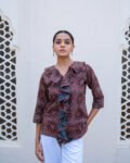 Anar Ruffled Cotton Top