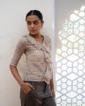 Badami Ruffled Kalamkari Top