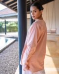 Basant Pink Oversized Cotton Shirt