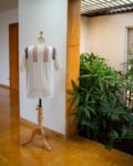 Chafa Beige Organic Cotton Buttoned T-Shirt