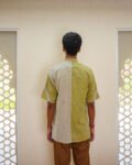 Gir Blue Cotton Colour Block Shirt