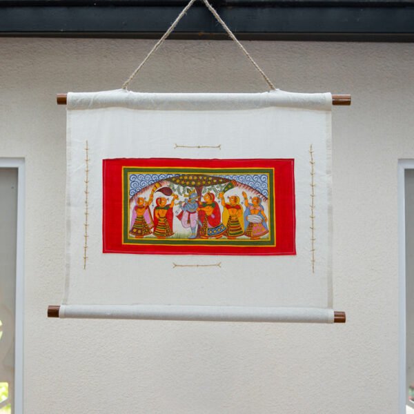 Krishna Leela Handmade Upcycled Tapestry