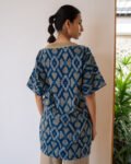 Nilamm Blue Oversized Wrap Shirt