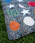 Rui Red Handmade Upcycled Quilted Rug